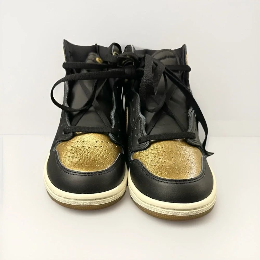 Air Jordan 1 Retro High OG Black Metallic Gold Men's shoes  DZ5485-071 size 8